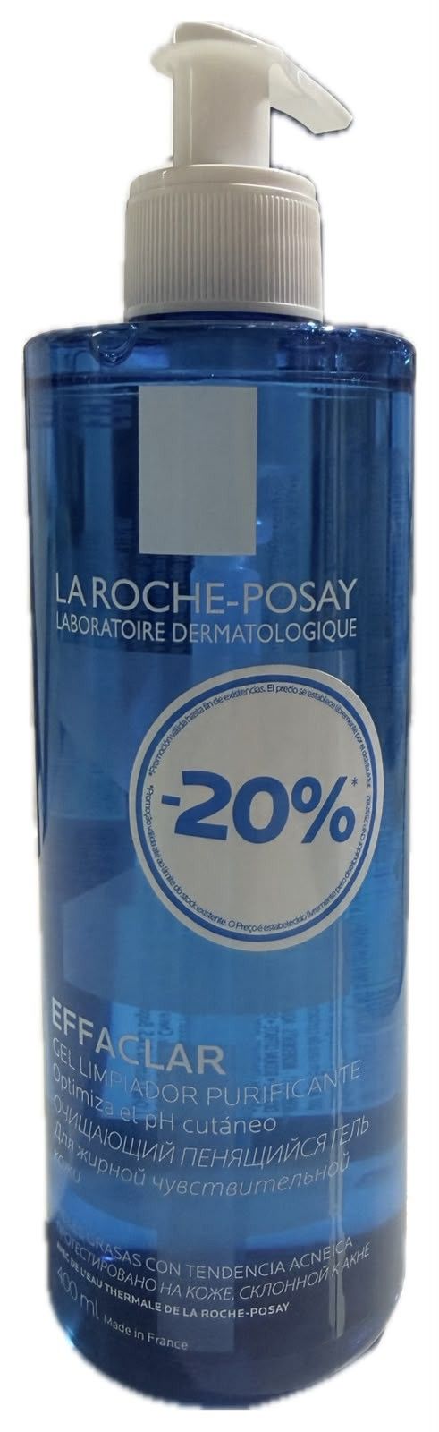 La Roche Effaclar Gel Limpiador Purificante 400ml PROMO -20%