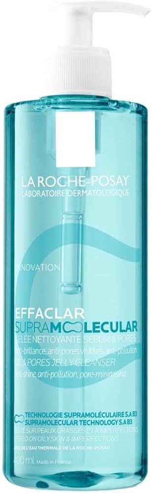 La Roche Effaclar Supramolecular gel limpiador de sebo y poros 400ml