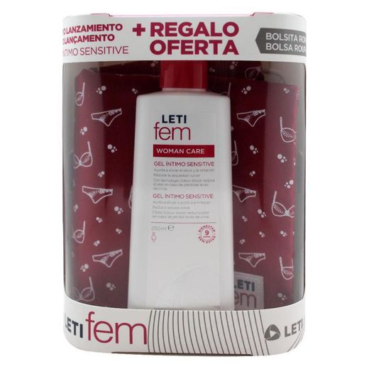 Letifem Woman gel íntimo Sensitive 250ml+Bolsa