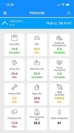 Lifevit Báscula inteligente Scale Kryos