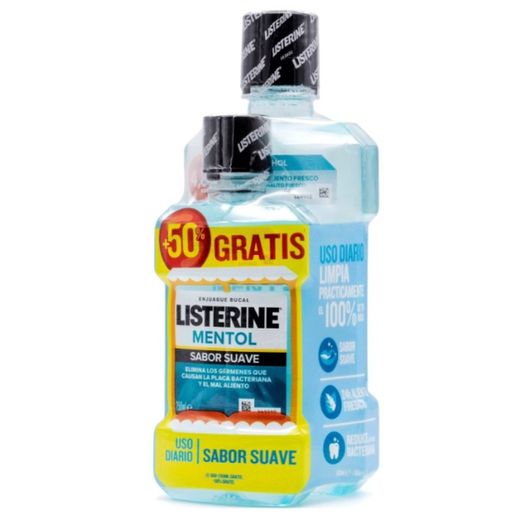 Listerine Mentol 500ml + 250ml