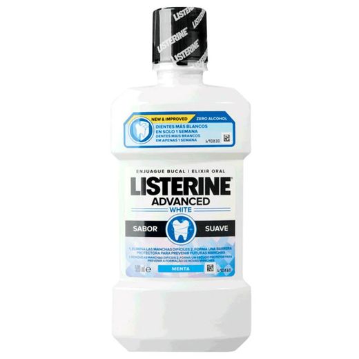 Listerine Blanqueador Sabor Suave 500ml