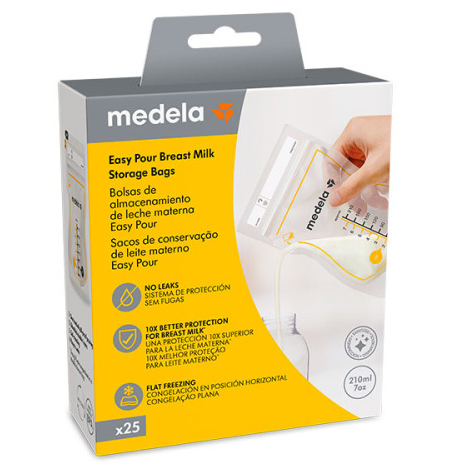 Medela Bolsa almacenamiento leche materna 25 unidades