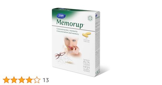 Memorup 30 cápsulas concentración y memoria