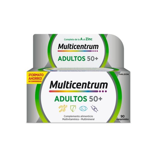 Multicentrum adultos 50+ 30 comprimidos