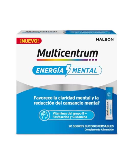 Multicentrum energía mental 20 sobres
