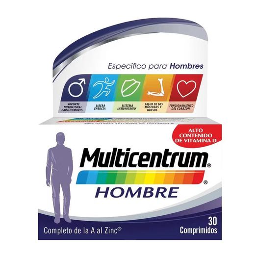 Multicentrum Hombre 30 comprimidos