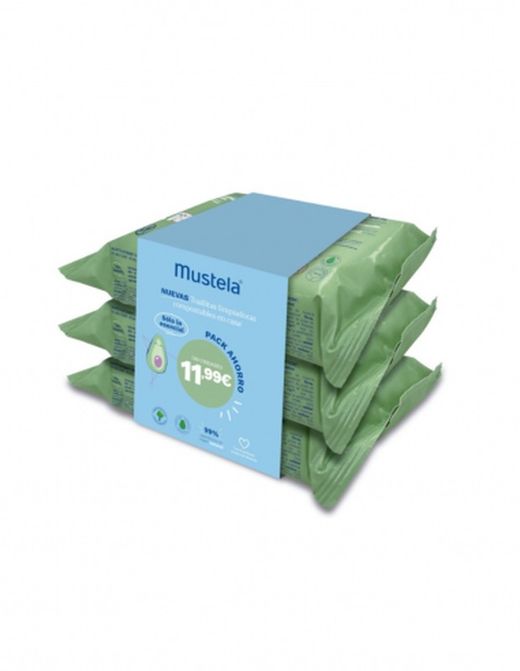 Mustela Trío Pack 180 uds