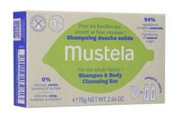 Mustela champú sólido cabello y cuerpo 75gr