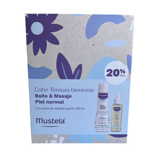 Mustela cofre Ternura bienestar gel 200ml + aceite 100ml