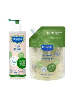 Mustela Gel Champú Bio + Eco refill 400ml