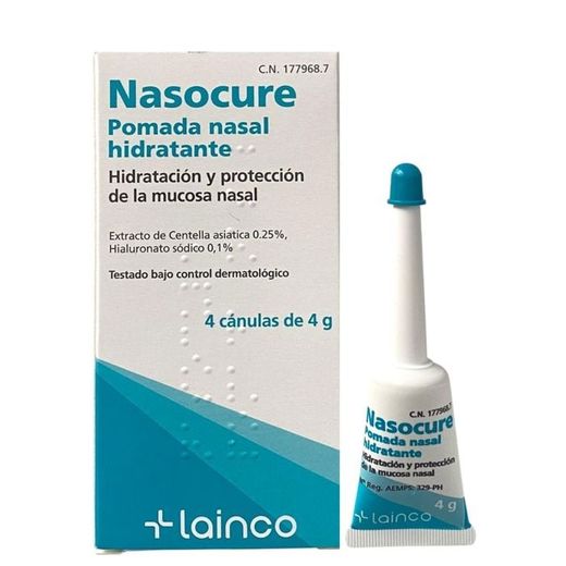 Nasocure pomada nasal hidratante 4 cánulas de 4 gramos