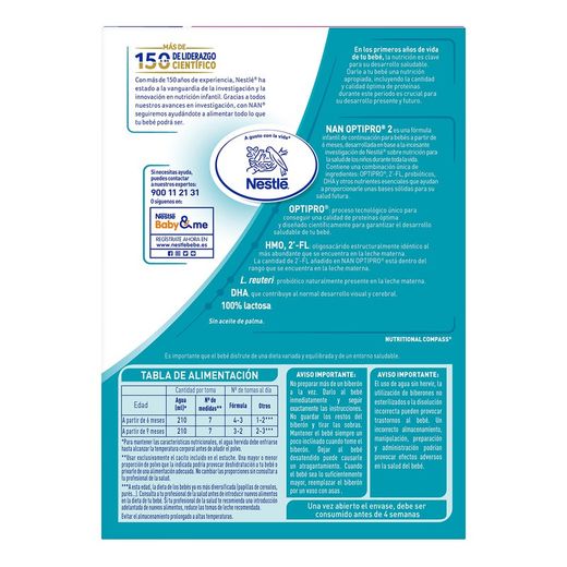 Nestle Nan 2 Optipro formato ahorro 1.2kg