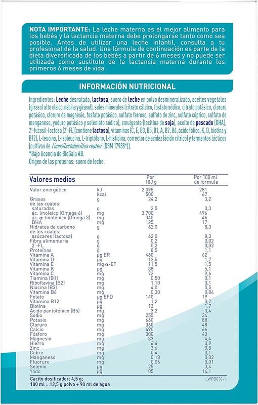 Nestle Nan 2 Optipro formato ahorro 1.2kg