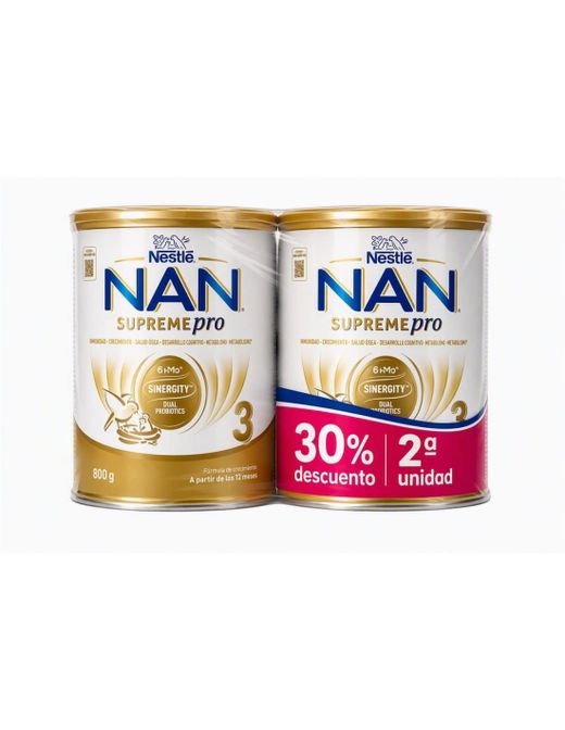 Nestle NAN Supreme duplo 30% descuento 2ª unidad