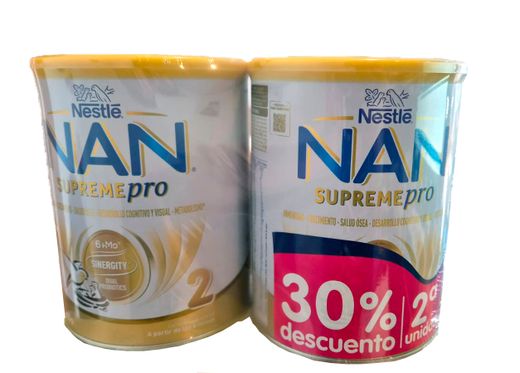 Nestle NAN Supreme duplo 30% descuento 2ª unidad