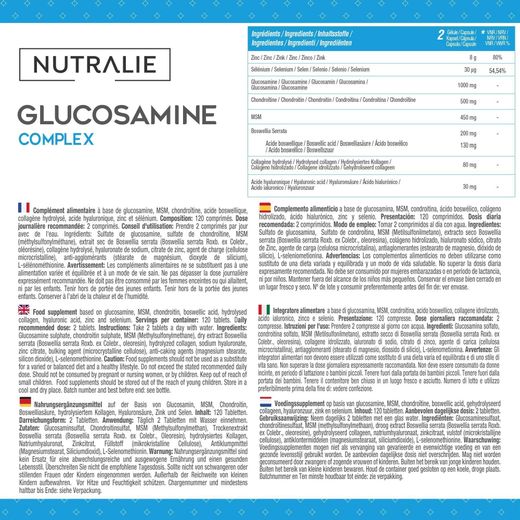 Nutralie Glucosamine complex 120 cápsulas