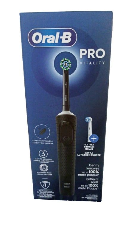 Oral B Cepillo eléctrico Pro Vitality Negro 2 cabezales
