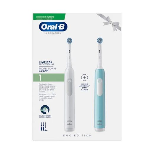 Oral B cepillo eléctrico pack duplo limpieza profesional 1