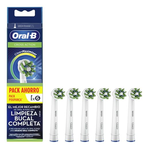 Oral-B Recambio Cross Action 6 Uds