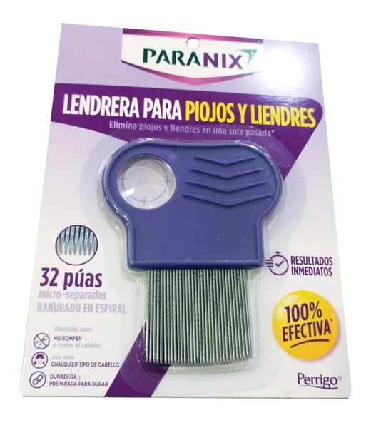 Paranix Lendrera Metálica Lupa/Cepillo