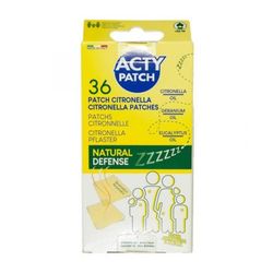 Parches antimosquitos citronela 36 unidades