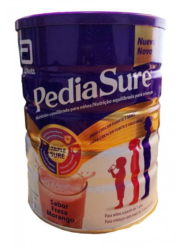 PediaSure – Sabor Fresa – Complemento Alimenticio para Niños con Proteínas,  Vitaminas y Minerales – 850 gr