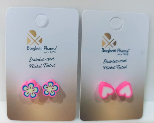 Pendientes Hipoalergénicos Borghetti infantiles