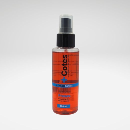 Perfume +Cotes para perro y gato olor fresa 100ml