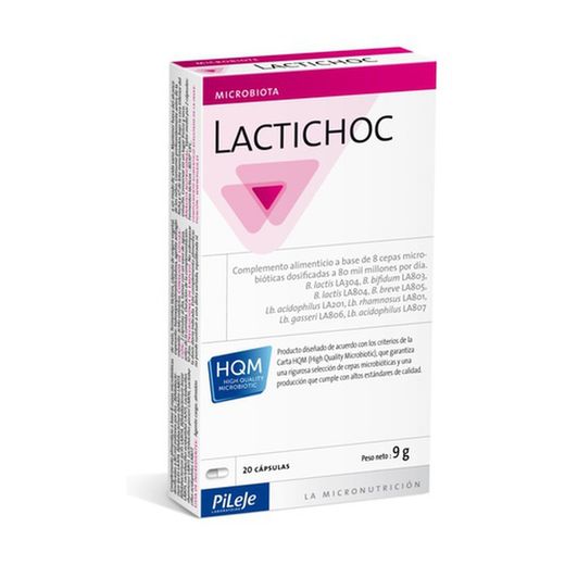 Pileje Lactichoc 20 Cápsulas