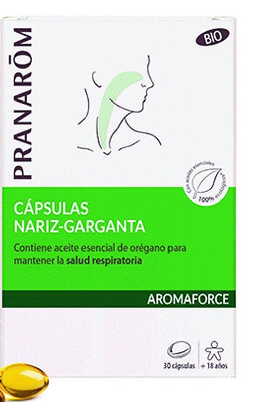 Pranarom Nariz-Garganta 30 Cápsulas