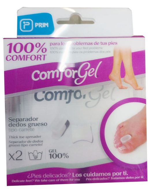 Prim Comforgel Separador Dedos Grueso Carrete