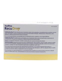 Recudrop toallitas oftálmicas 20 unidades