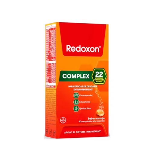 Redoxon Complex Naranja 30 Comprimidos Efervescentes Vitamina C