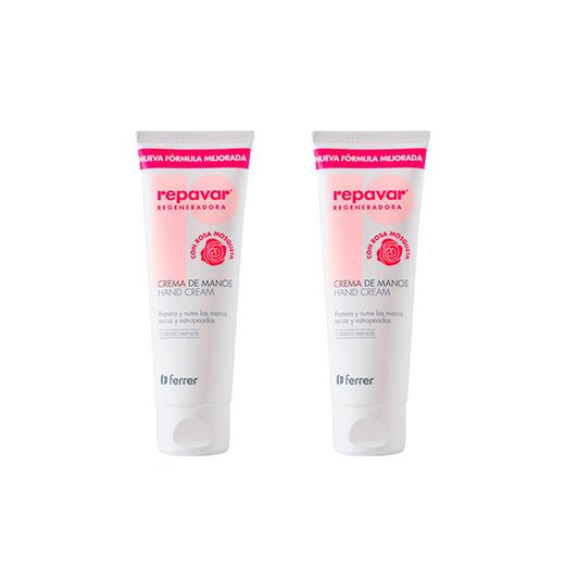 Repavar pack crema de manos regeneradora 50% 2ª unidad
