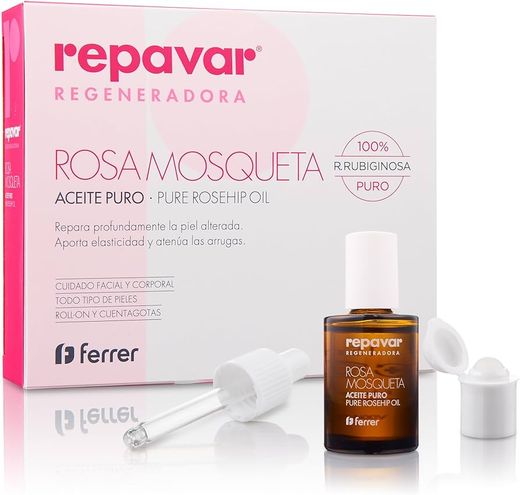 Repavar regeneradora aceite puro rosa mosqueta 15ml
