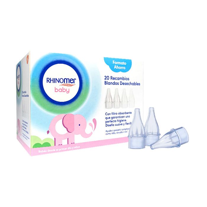 Rhinomer Baby confort recambios aspirador nasal 20 unidades