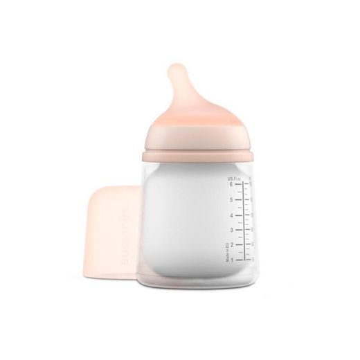 Suavinex Zero.Zero Biberón Anticólicos 180ml Tetina Mixta Silicona