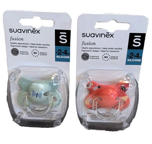 Suavinex chupete fusion anatómico silicona de 2 a 4 meses