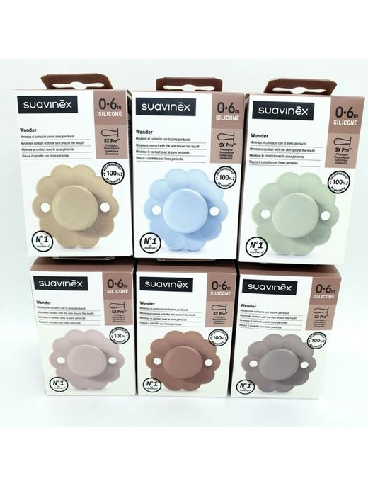 Suavinex chupete Wonder 0 a 6 meses silicona Soft