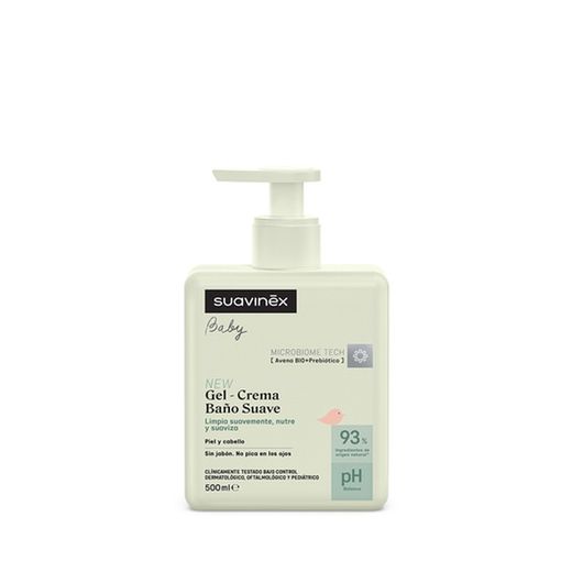 Suavinex baby gel crema baño suave 500ml