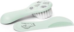 Suavinex Set Cepillo Peine +0M Verde mint