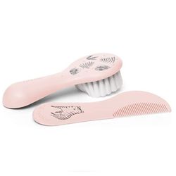 Suavinex Set Cepillo Peine +0M Rosa