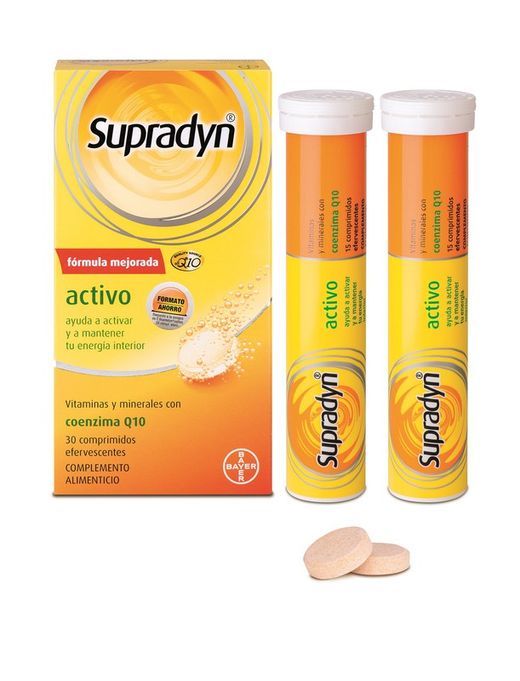 Supradyn Activo 30 Comprimidos Efervescentes