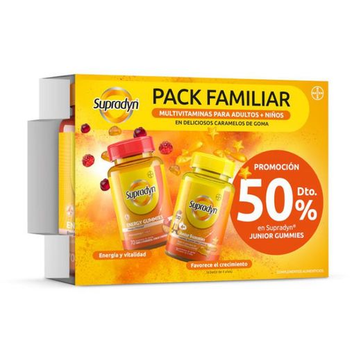 Supradyn pack familiar Gummies + Gummies Junior 50 % dto