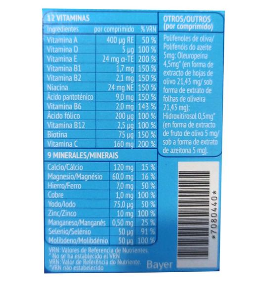 Supradyn Energy 50+ con antioxidantes 30 Comprimidos