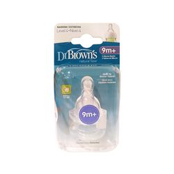 Tetina ST Nivel 4 +9M 2uds Dr.Browns