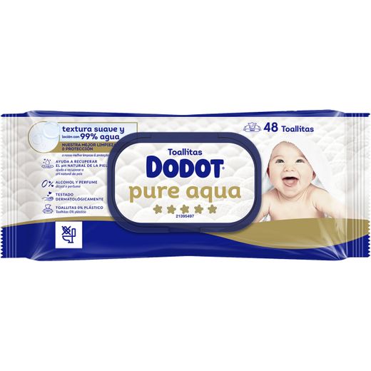 Toallitas Dodot Pure Aqua 48 toallitas