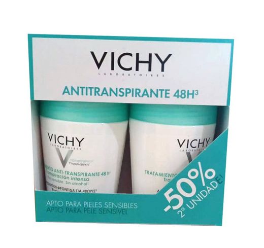 Vichy desodorante antitranspirante 48 horas 2ª unidad al 50%