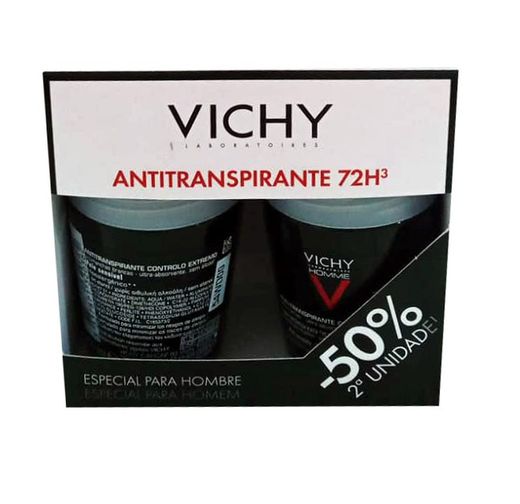 Vichy desodorante antitranspirante 72 horas Hombre 2ª ud al 50%